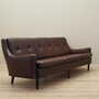 Sofa Leder Braun 1960er Jahre 4
