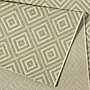 Indoor/Outdoor rug checkered synthetic fiber light green 80 x 150 cm 1