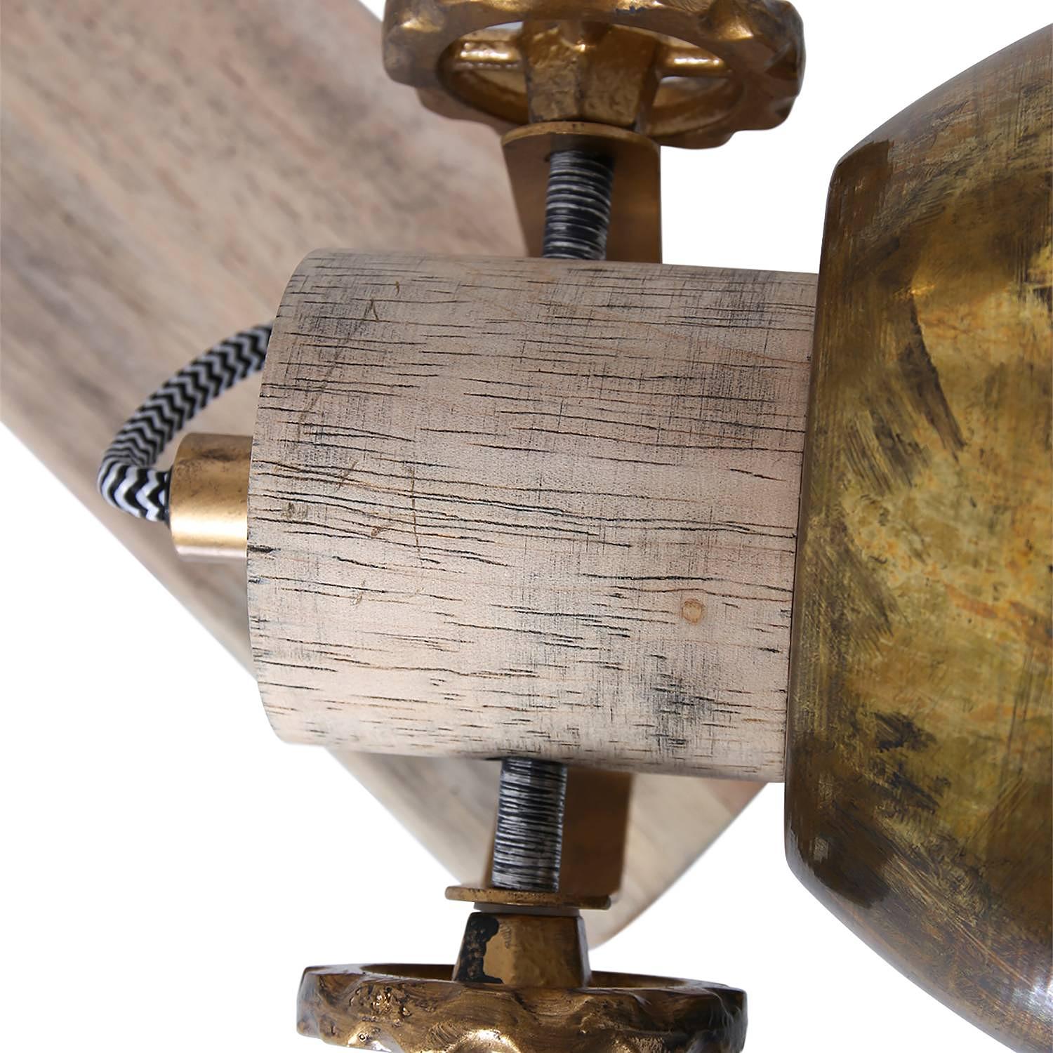 Ceiling Light Gearwood I 4-Light Solid Oak 1