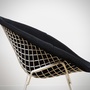 Bertoia Diamond Chair Steel in Full Upholstery 6