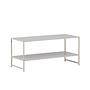 Steel Coffee Table Steel Beige 5