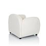 VERDUNA Chair Teddy fabric White 8