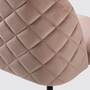 Upholstered chair velvet dusty pink 6