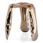 Plopp Mini Stool Stainless Steel Gold Heat 1