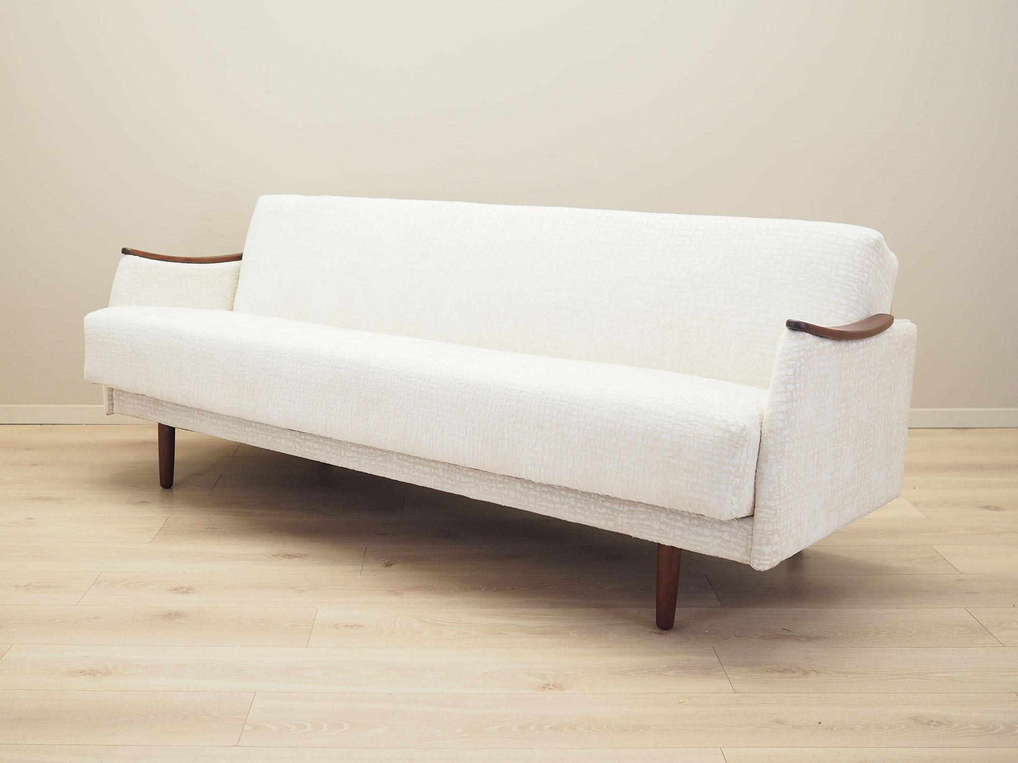 Schlafsofa Weiß 1970er Jahre 1