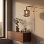 Home Wall Lamp Smoked Glass 4
