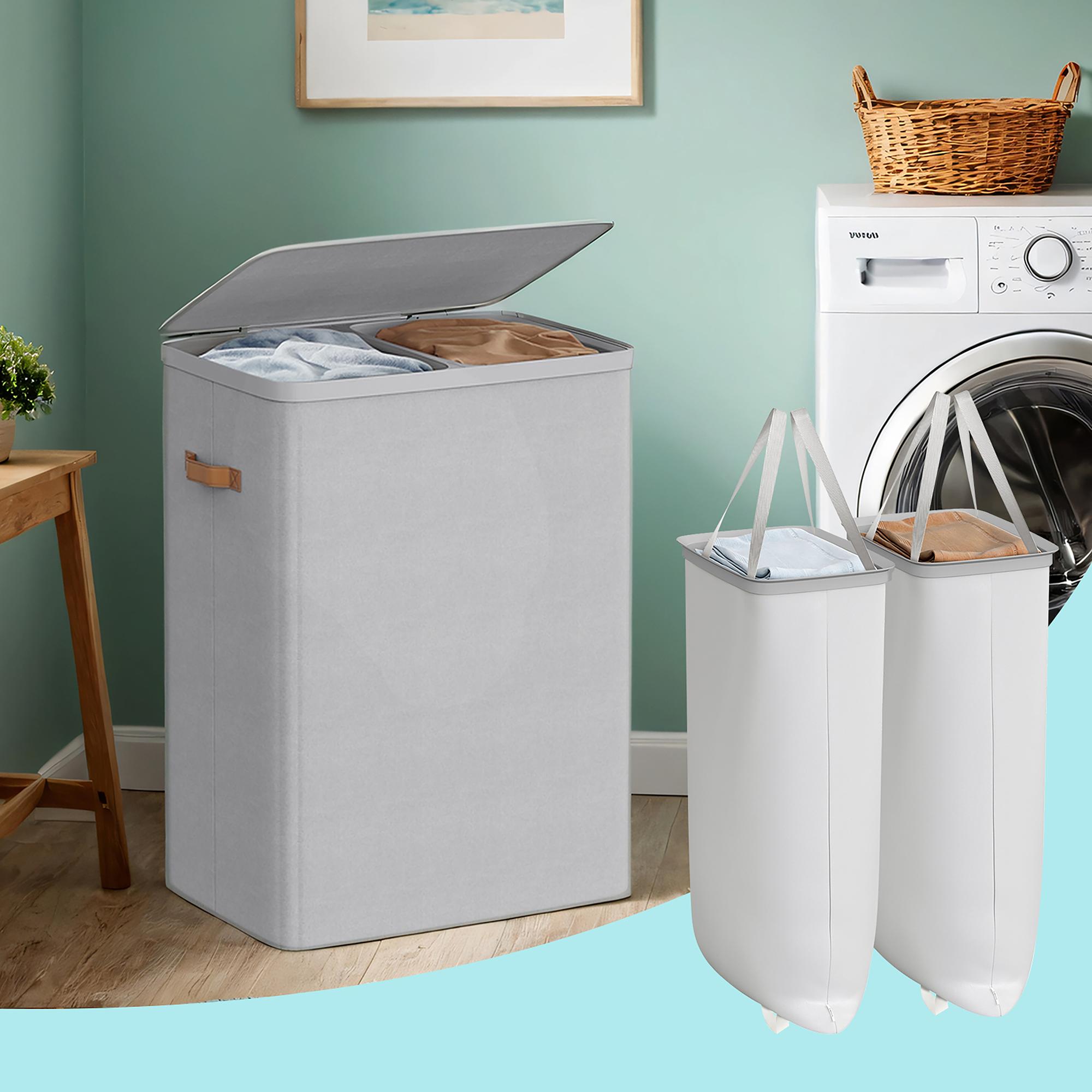 Beola Laundry Basket Polypropylene Grey 3