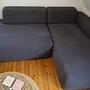 PYLLOW Ecksofa dunkelgrau - Polsterecke 1