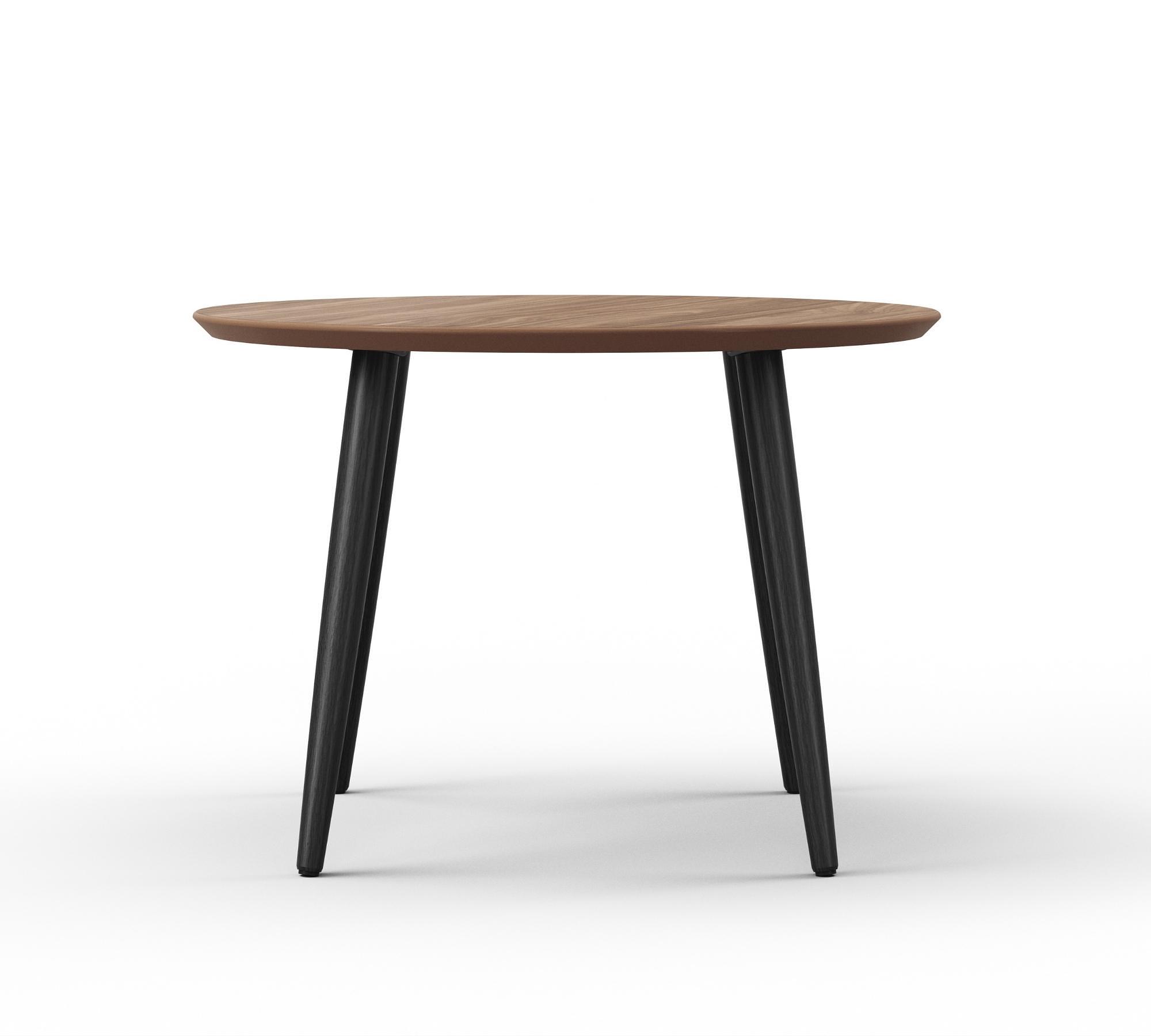 Hubert Couchtisch Walnut Ø 60cm 1