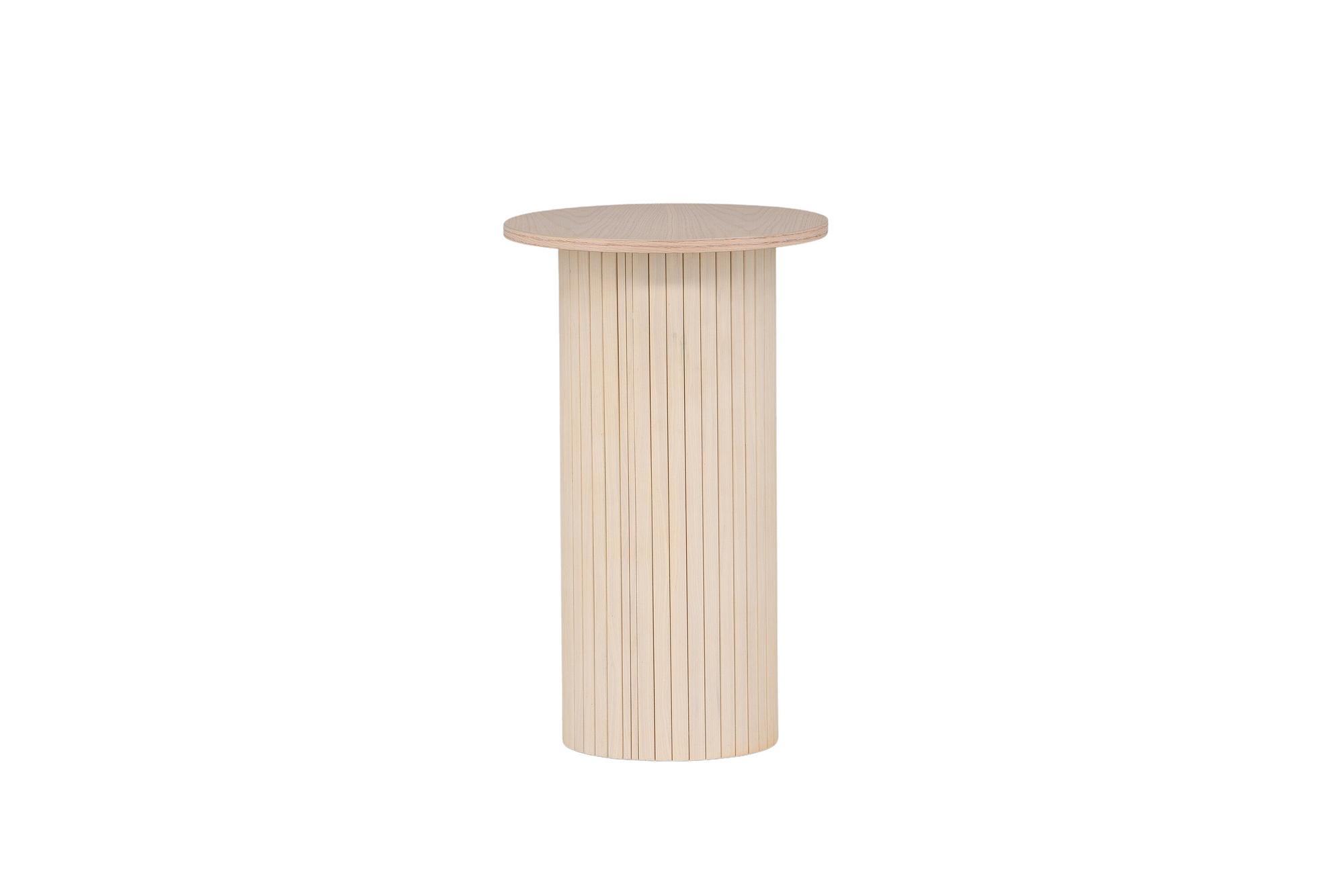 Bianca Side table Veneer Whitewash 3