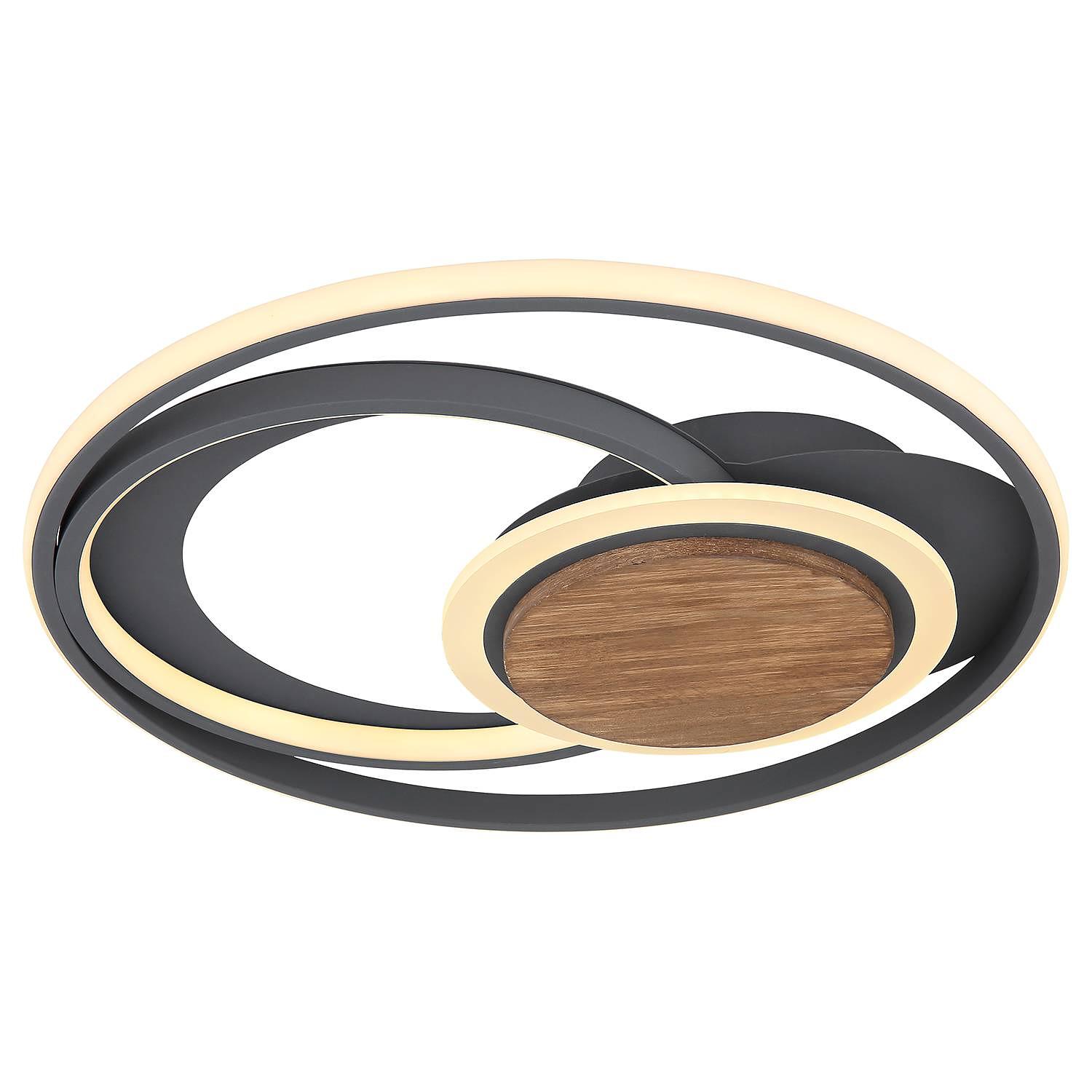 LED Ceiling light Nirra II Acrylic Iron 0