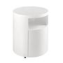 7006 Nachttisch Weiß 48cm 0