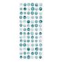 Matteo Watercolour Runner Turquoise 0