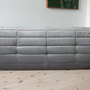 Togo Sofa 3-Sitzer Samt Silbergrau 5