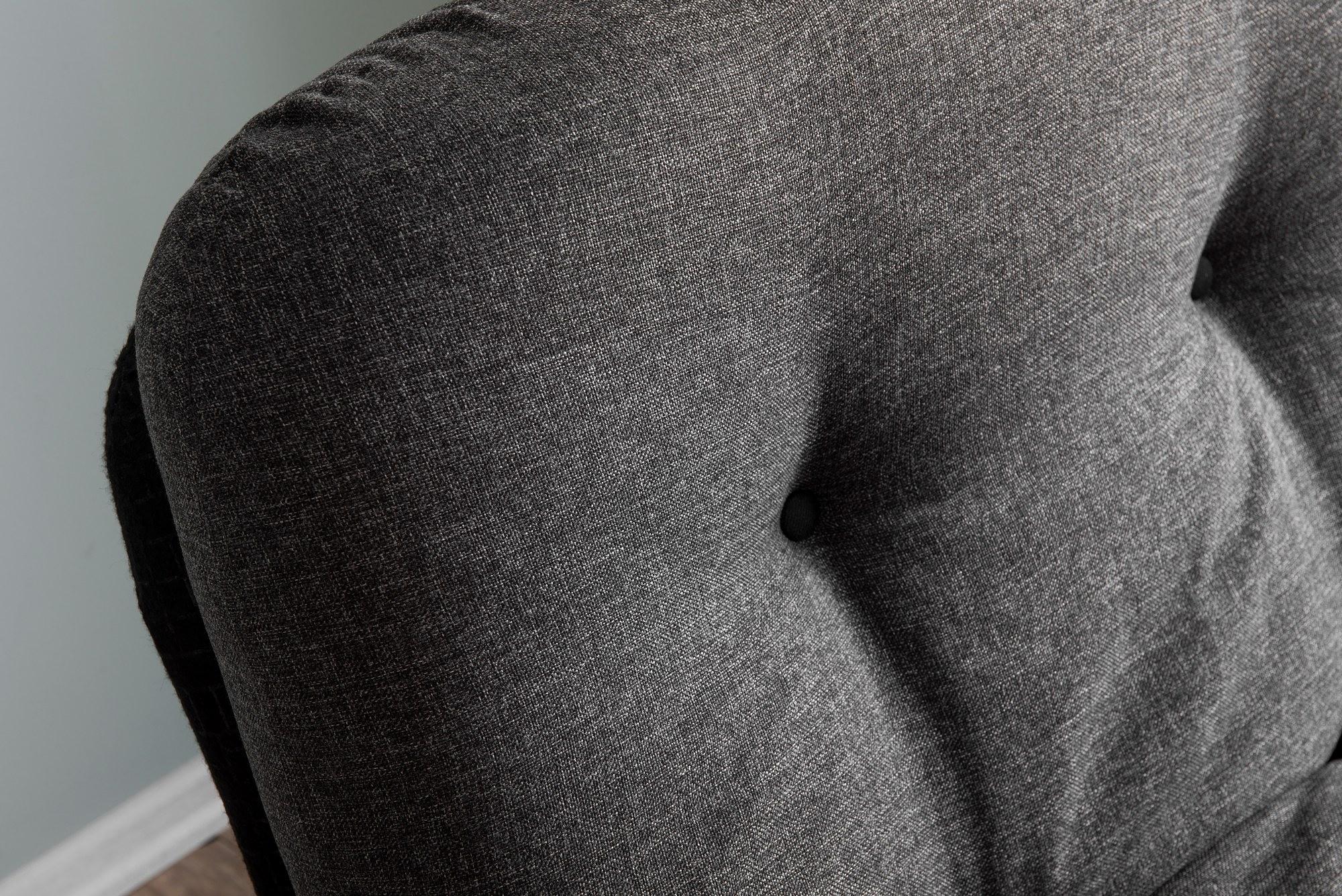 Misa Small Solo Sofa Bed 1-seater Dark Grey 5