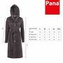 Unisex Baumwoll-Bademantel mit Kapuze Anthrazit Medium 1