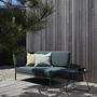 LEVEL Ecksofa Links Dunkelgrau mit dunkelgrauem Rahmen 1