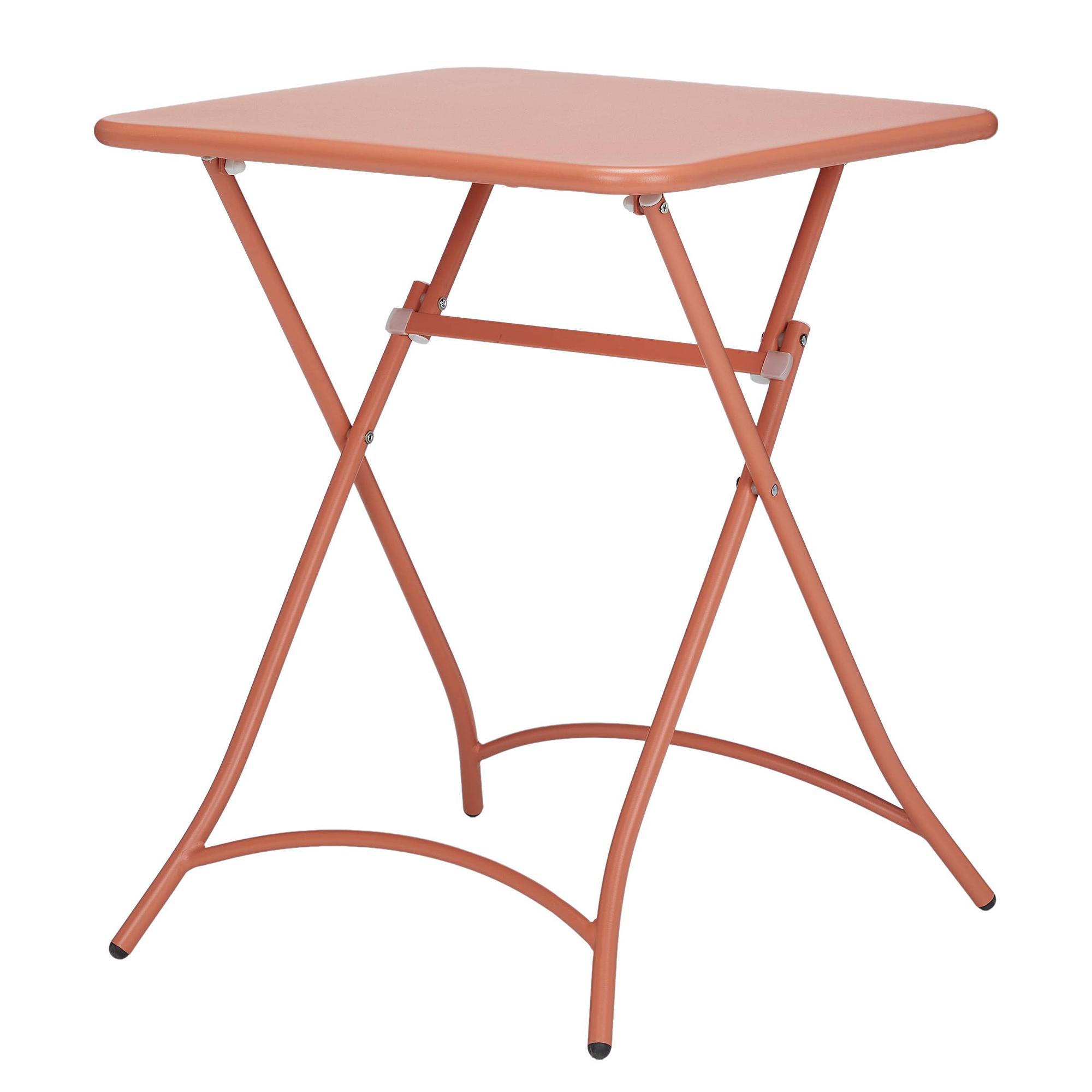 Folding table URBAN ONE steel orange red 0