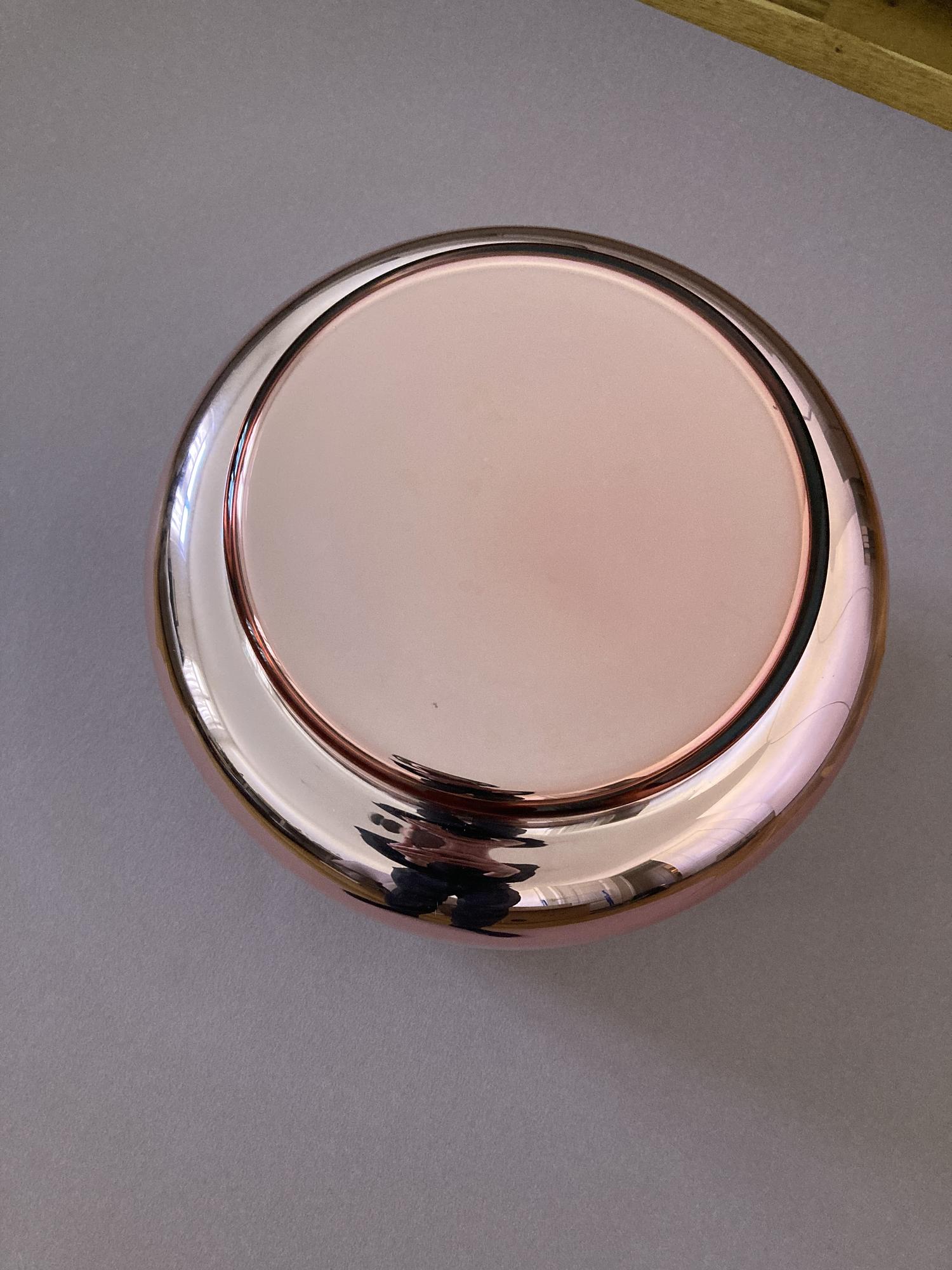 Container Table Glass Old Rose Blue 5