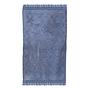 Bath mat cotton blue 70 x 120 cm 0