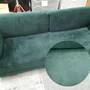 Chill by SLS Sofa 3-Sitzer Velour Lux Dark Green 6