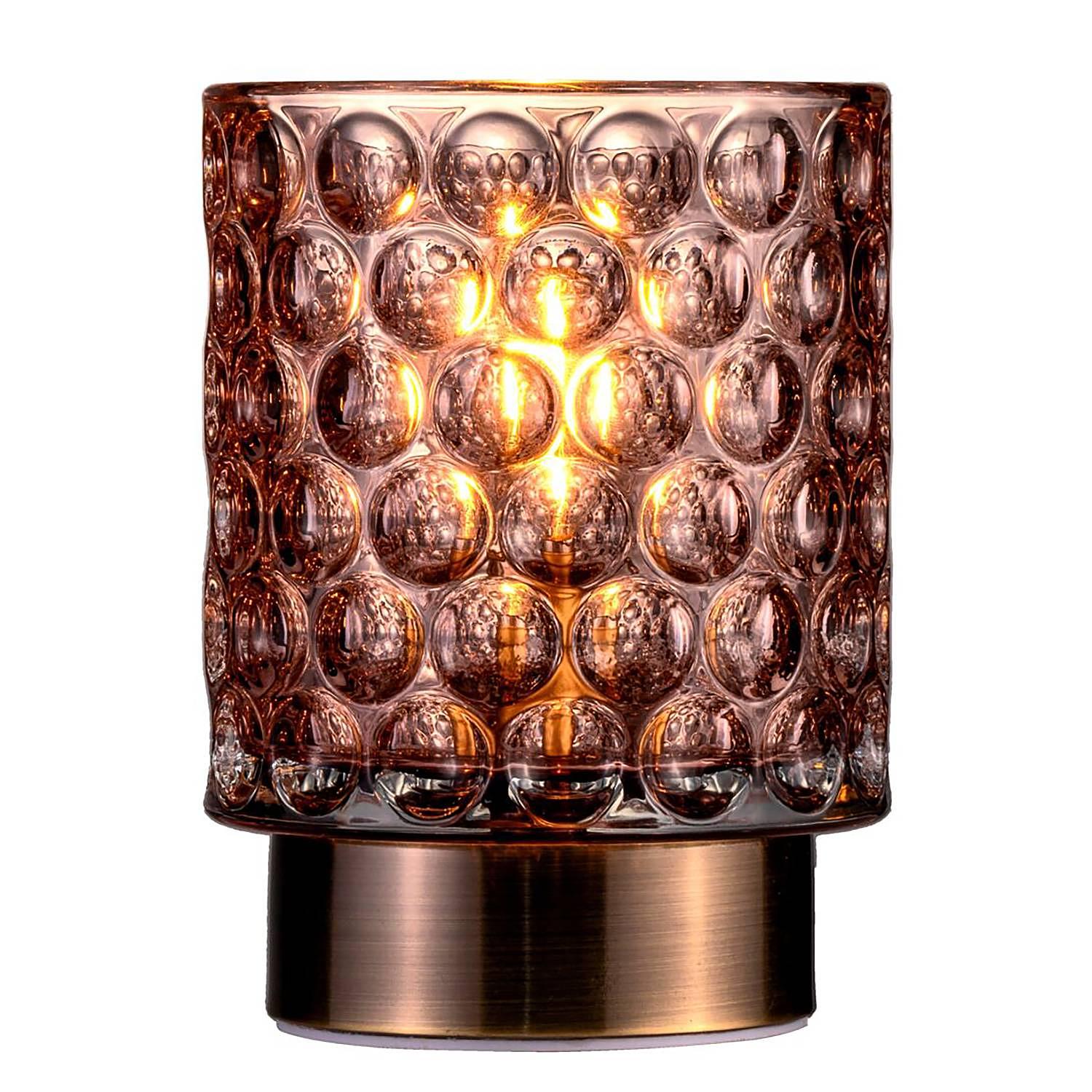Bright Glamour Tischleuchte Aluminium Messing 0