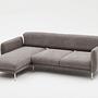 Simena Sofa Récamiere Links Grau 6