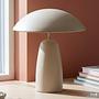 Tischleuchte Belya Eisen Beige 1