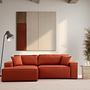 Pirlo Corner Sofa Left Orange 1