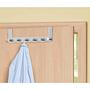 Celano Door Coat Rack Stainless Steel Silver 2