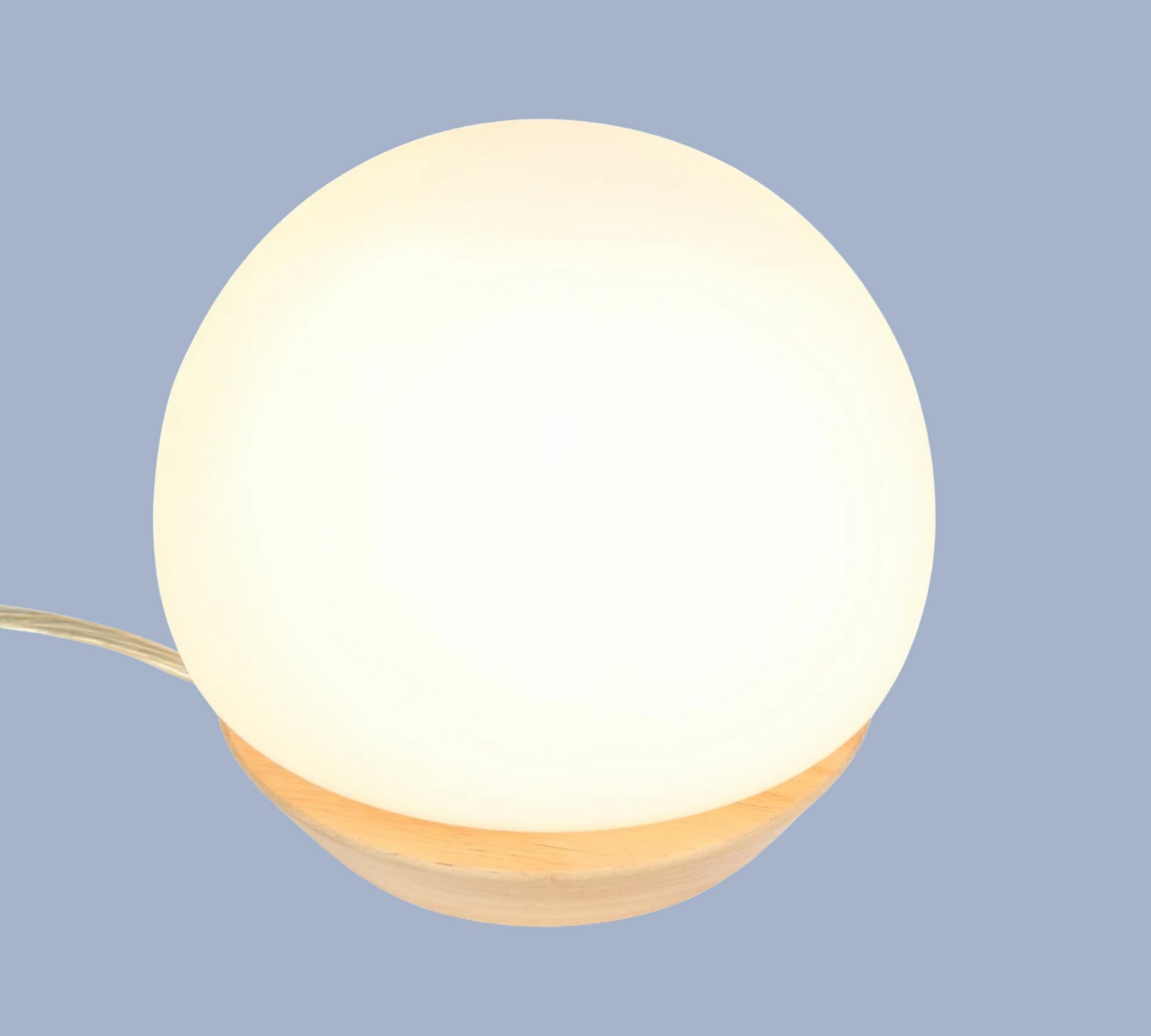 LED-Tischleuchte Milchglas mit integriertem Dimmer 1