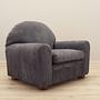 Armchair Velvet Grey 1980s 6