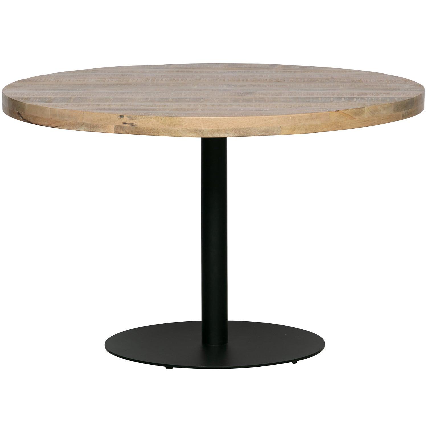 Tablo Tischplatte Mangoholz Ø120cm 2