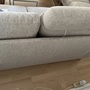 2x Sofa 2-Sitzer Leinen Holz Beige 4