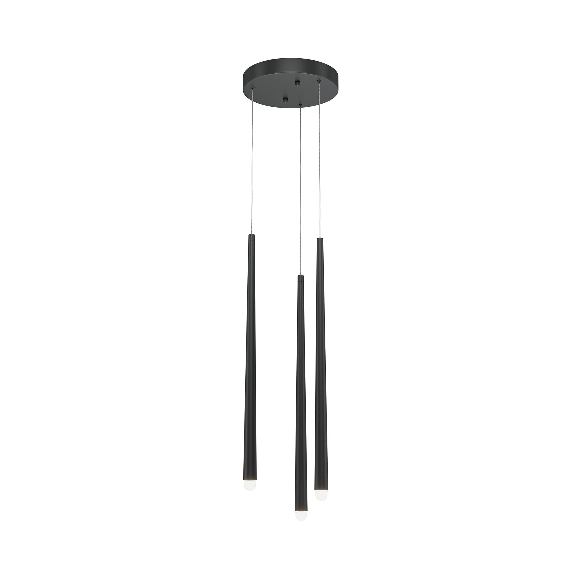 Lampada a sospensione Cascade nera Ø 26cm 0