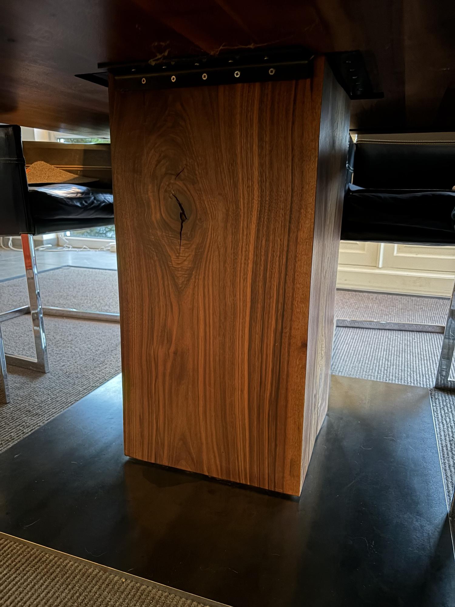 Boss Executive Quadrato Dining Table Wood Brown 2