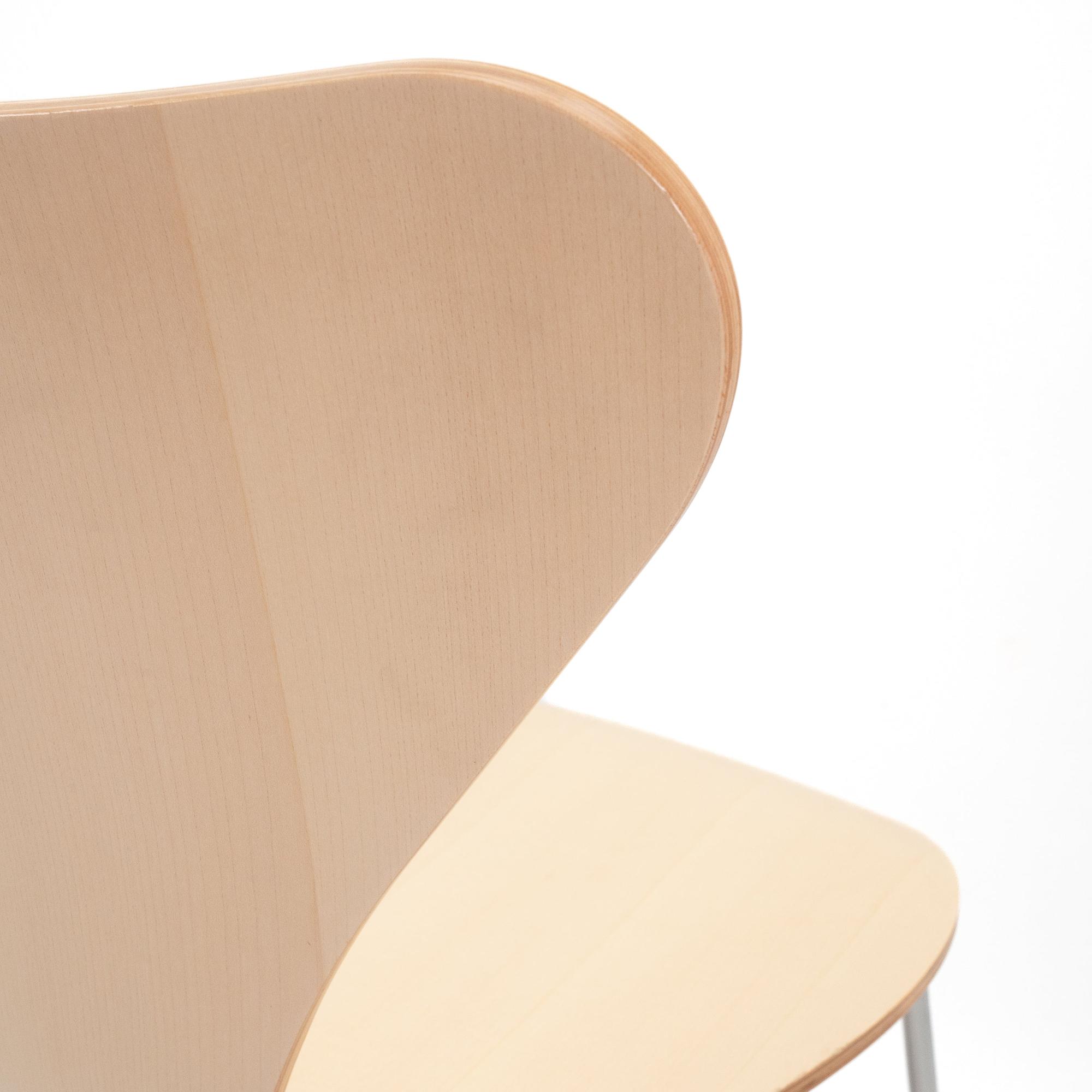 Serie 7 Stuhl Chrom Ahorn von Fritz Hansen 8