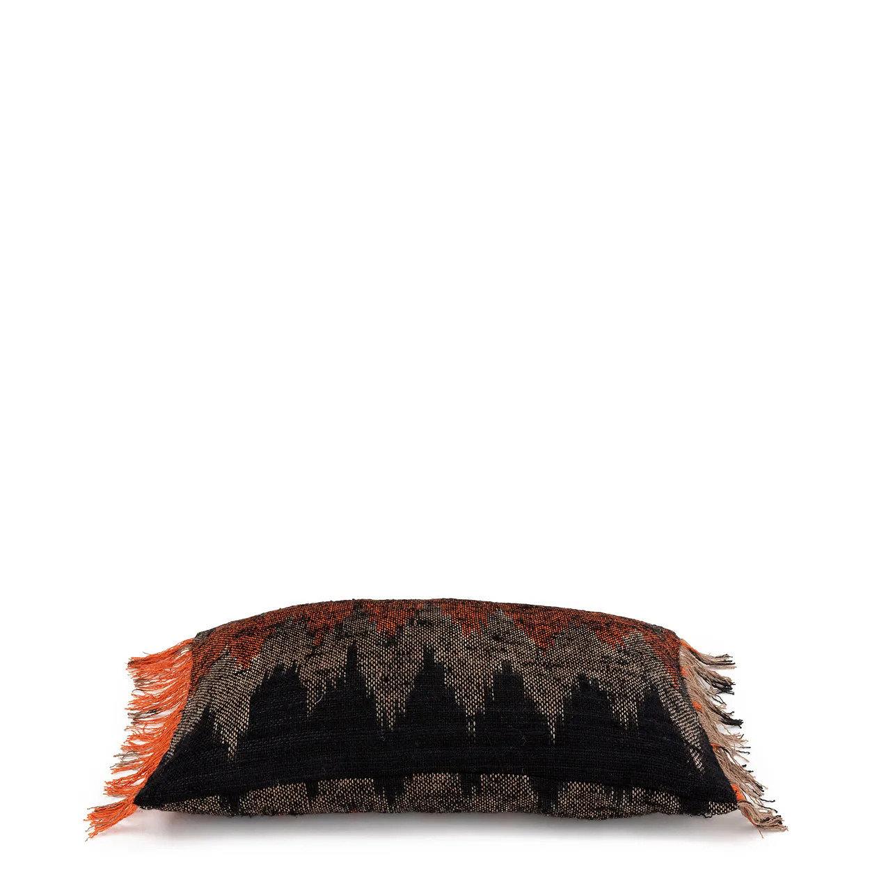 Oh My Gee Kissenbezug Schwarz Orange 30x50cm 1