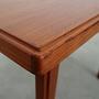 Vintage Beistelltisch Teakholz Braun 1970er Jahre 13