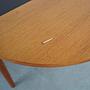 Vintage dining table Teak brown 1970s 12
