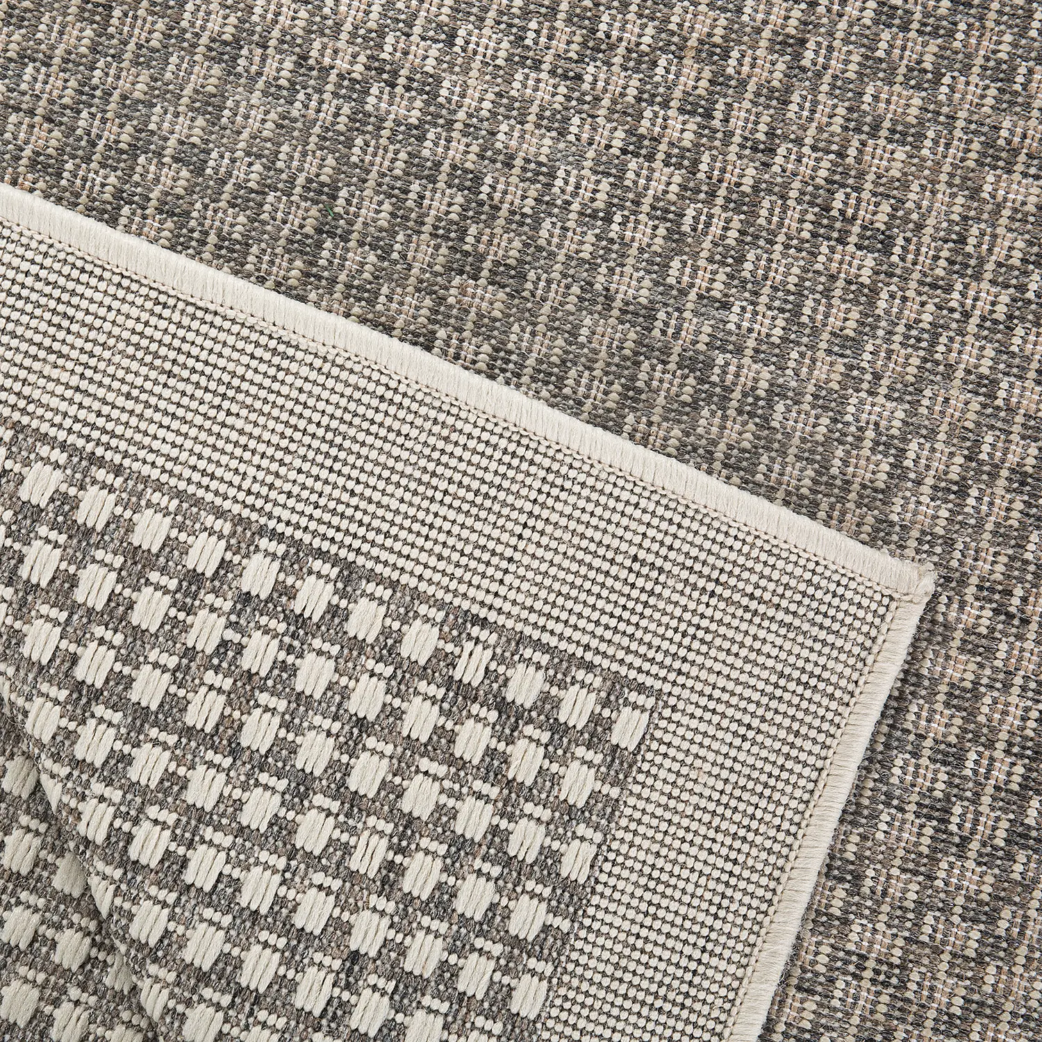Savannah I Wendbarer In-/Outdoor-Teppich Hellbraun 1