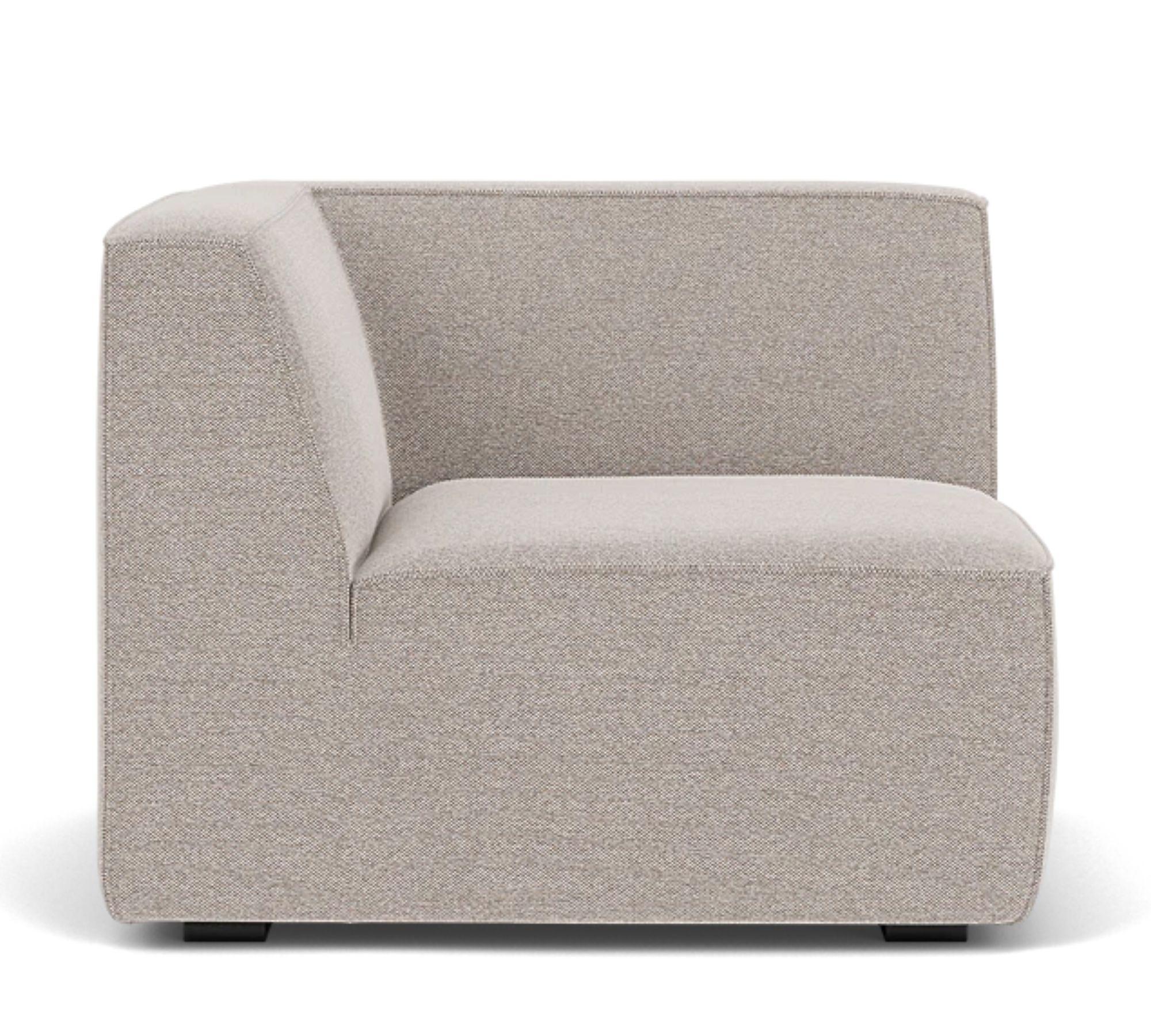 Dane 1-Sitzer Eckmodul Links Agnes Brown 0