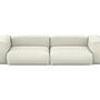 Medium 2-seater outdoor sofa Linen Beige 0