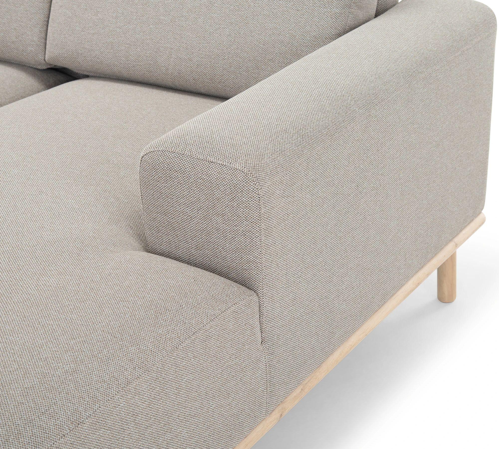 Vilmar Sofa mit Récamiere Rechts Agnes Brown 4