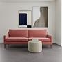 Astha Sofa 3-Sitzer Velour Lux Vintage Rosa 5