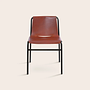 September Dining chair Leather Cognac 0