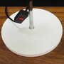 Vintage table lamp metal plastic white 1960s 4