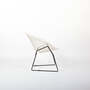 Bertoia Diamond Chair Stahl Weiß 5