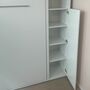 Schrankbett Holz Weiß  2