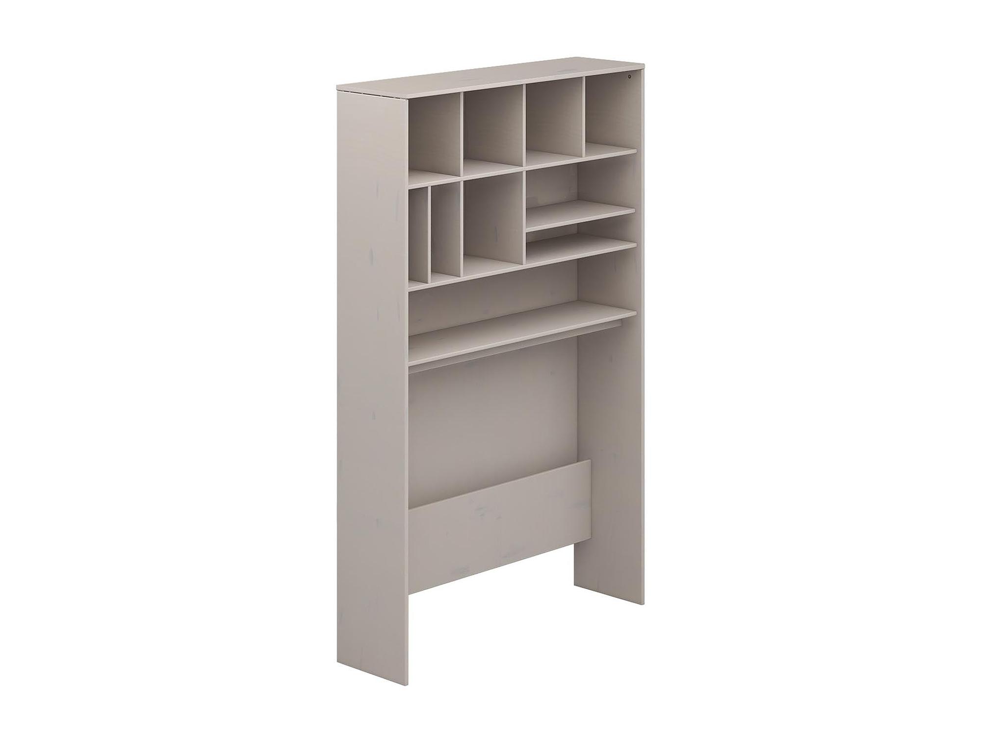 Hängeschrank Hoch Holz Taupe 5